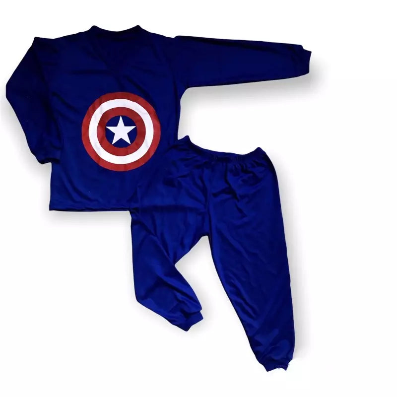 Pijama Infantil de Personagens com Manga Longa e Calça - Aldodão 30 Fios