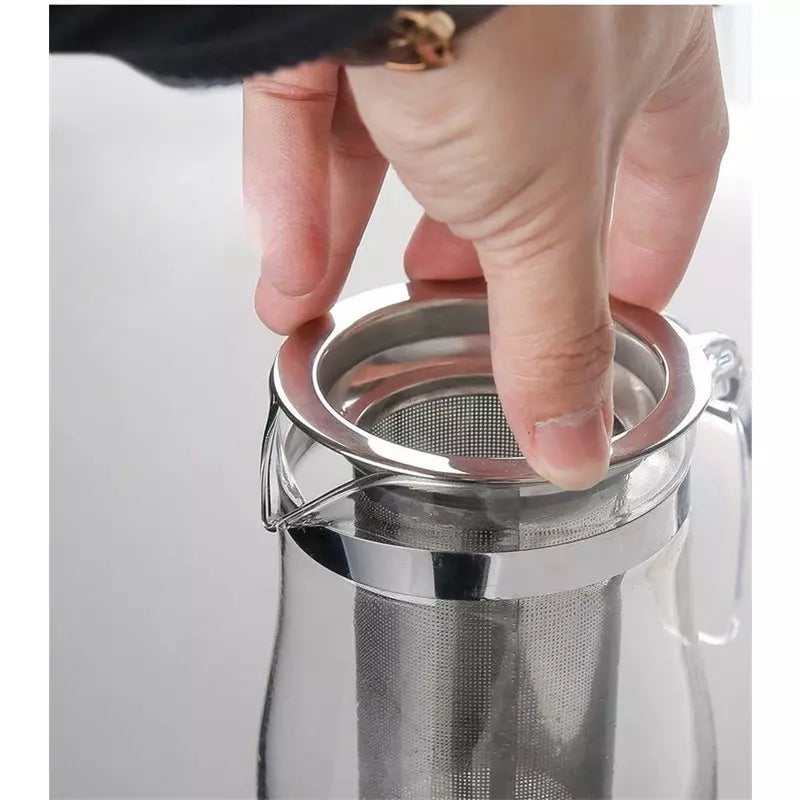 Chaleira de Chá em Vidro com Infusor 750ml: Elegância e Praticidade em Cada Xícara - Kaype Store