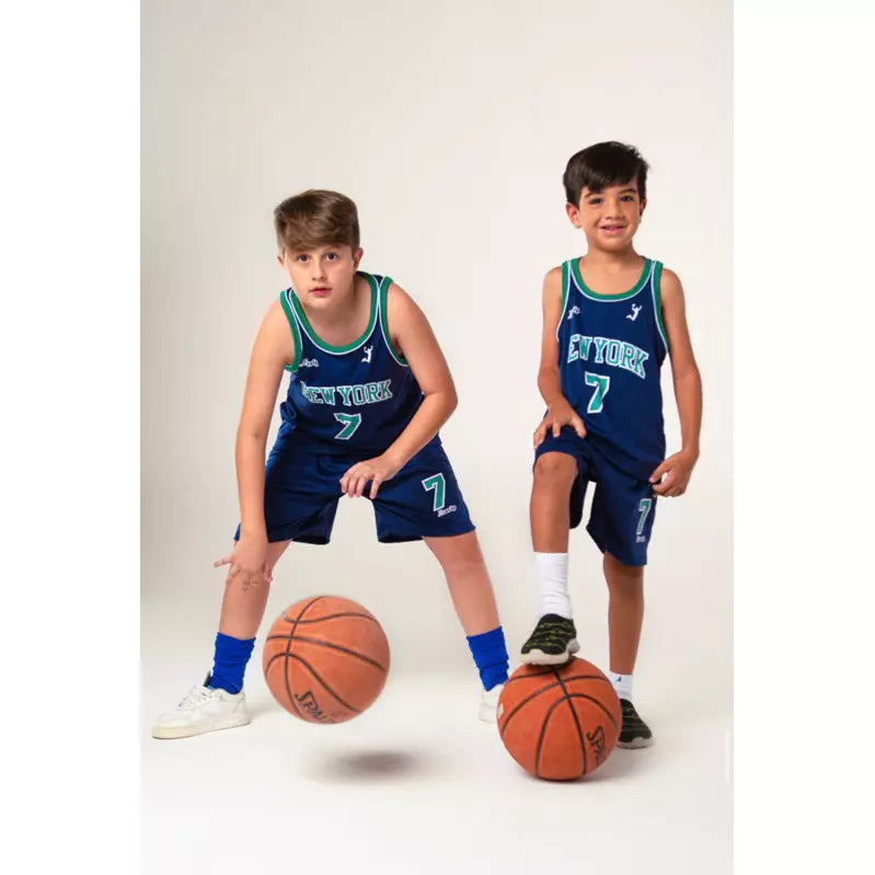 Conjunto Infantil de Basquete: Camiseta + Shorts - Times NBA! - Kaype Store