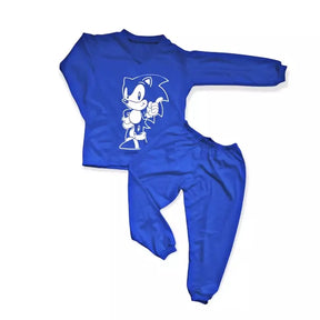 Pijama Infantil de Personagens com Manga Longa e Calça - Aldodão 30 Fios