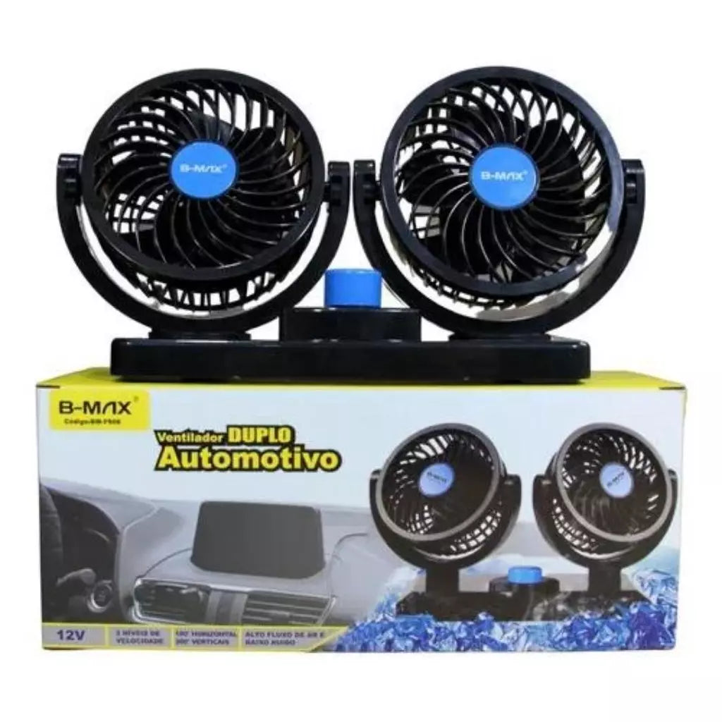 Ventilador Automotivo 12V - 2 Velocidades - Kaype Store