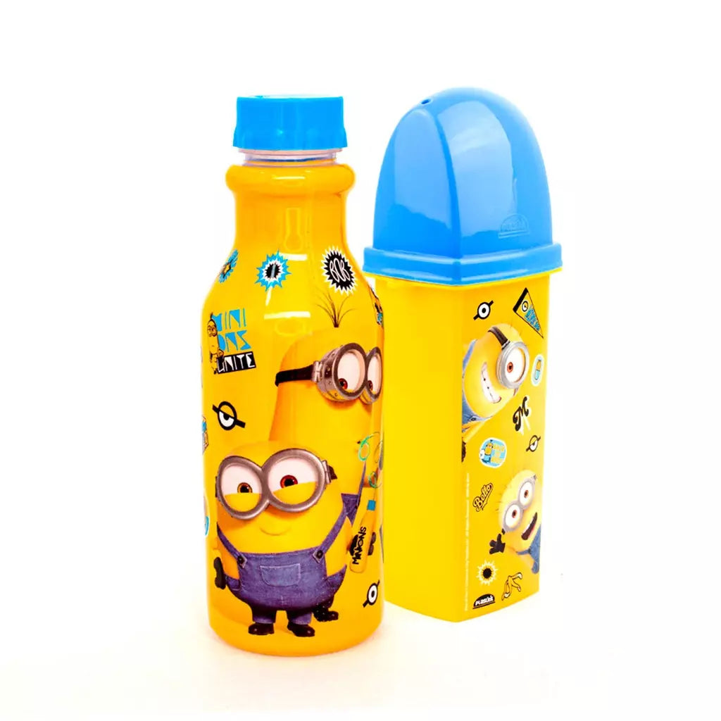 Garrafa de Água Infantil 500 ML e Porta Escova de Dente Infantil - Kaype Store