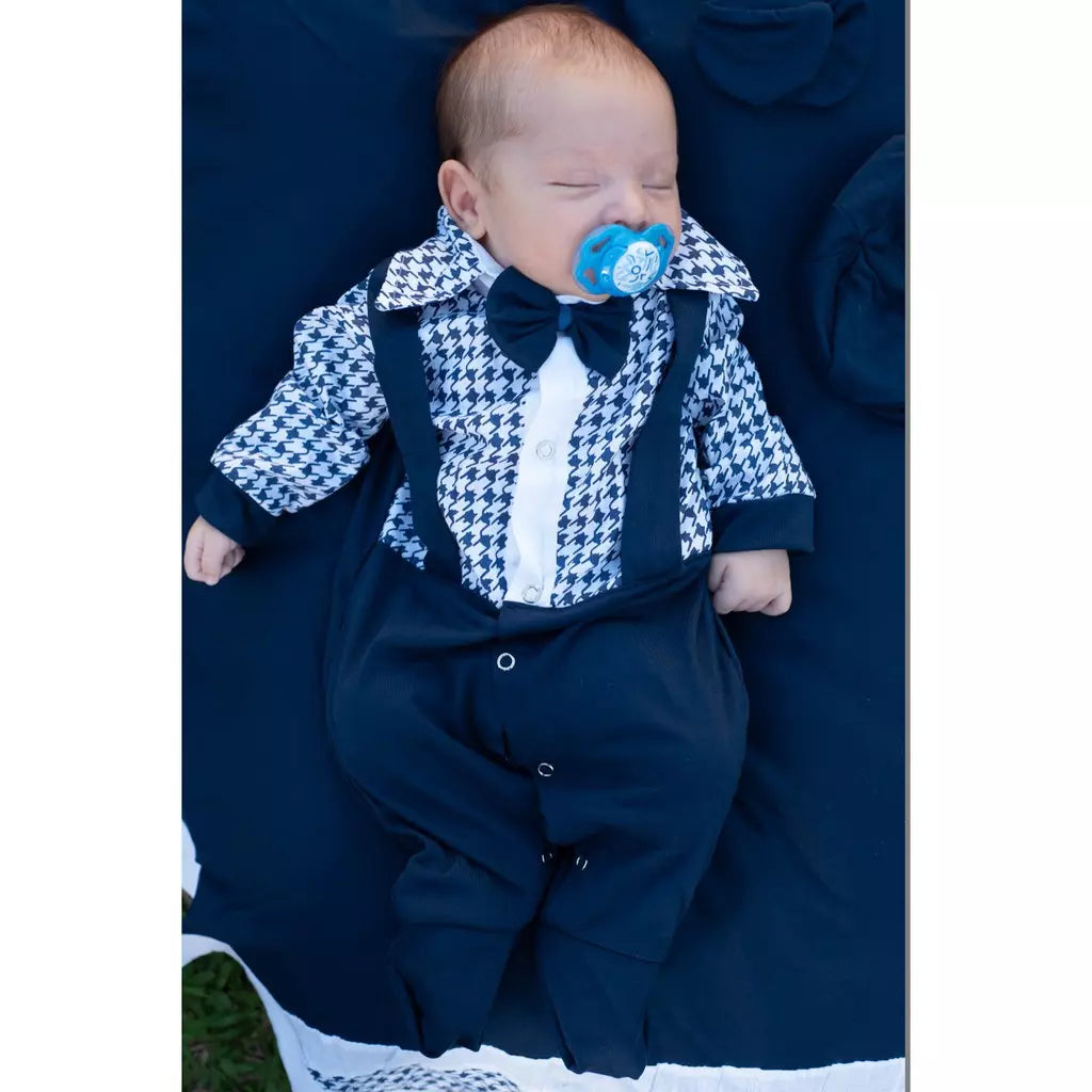 Saida de Maternidade Para Bebe Menino - 4 Peças - Kaype Store