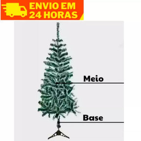 ÁRVORE DE NATAL NEVADA - A Magia do Natal em Sua Casa! - Kaype Store