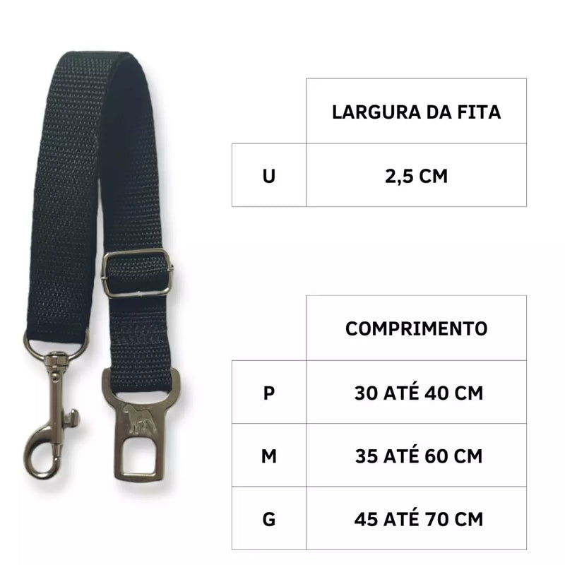 Adaptador de Cinto de Segurança da PetZoo - Kaype Store