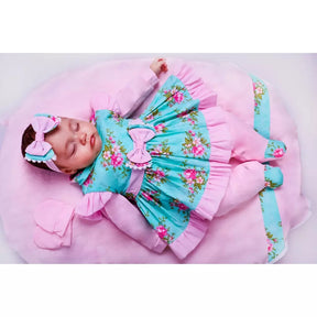 Saída de Maternidade Menina Charmosa Floral: Vestindo o Primeiro Momento com Encanto e Conforto - Kaype Store