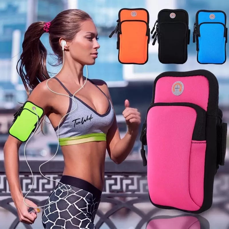 Bolsa De Braço (Abraçadeira) Para Celular Prova De Suor para Corrida e Academia - Kaype Store