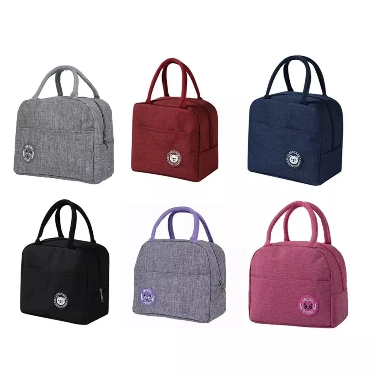 Bolsa Lancheira Térmica Portátil Com Isolamento Térmico - Cor Aleatória - Kaype Store