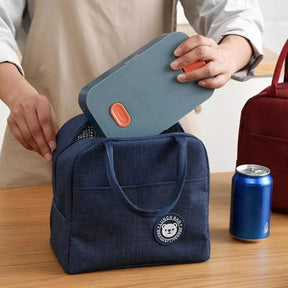 Bolsa Lancheira Térmica Portátil Com Isolamento Térmico - Cor Aleatória - Kaype Store