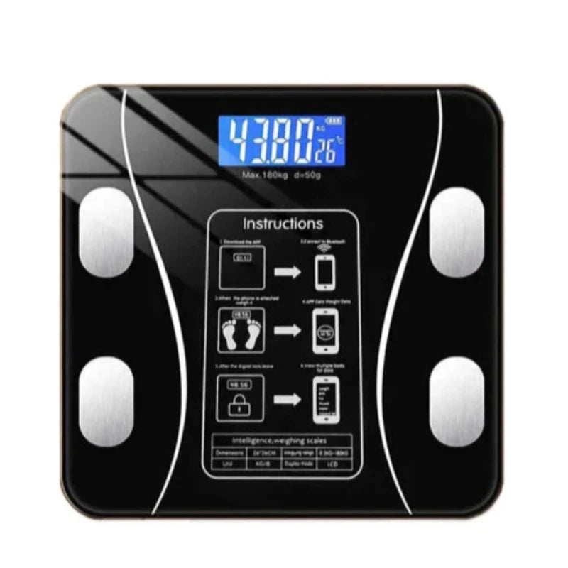 Balanca Profissional de Bioimpedancia Corporal Digital com Bluetooth Original - Kaype Store