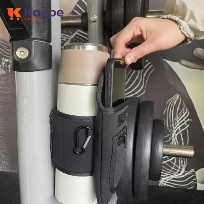 Bolsa Magnética para Garrafa de Água com Suporte para Celular - MagneticFit | Kaype Store