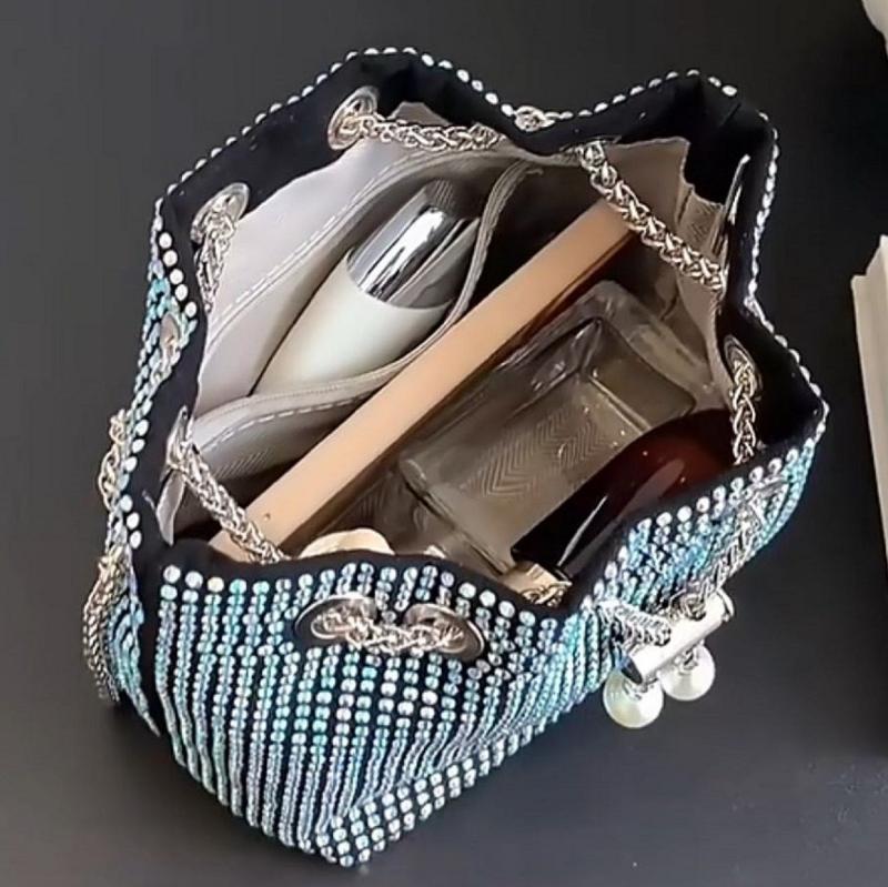 Bolsa Estilo Saco com Brilhos - Premium Bag - kaype store