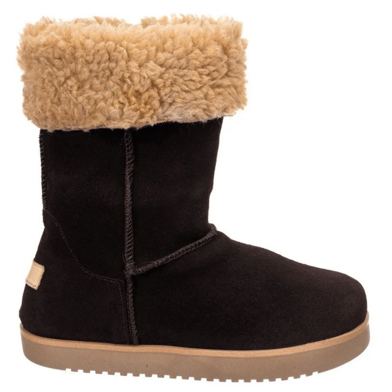 Bota de Inverno Feminina de Couro de La - Kaype Store
