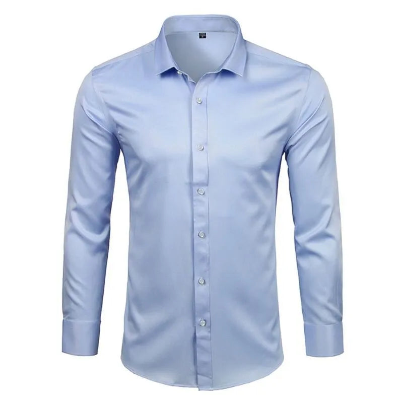 Camisa Social Masculina Ultra Comfort -  Tecido Seda Gelo- Kaype Store