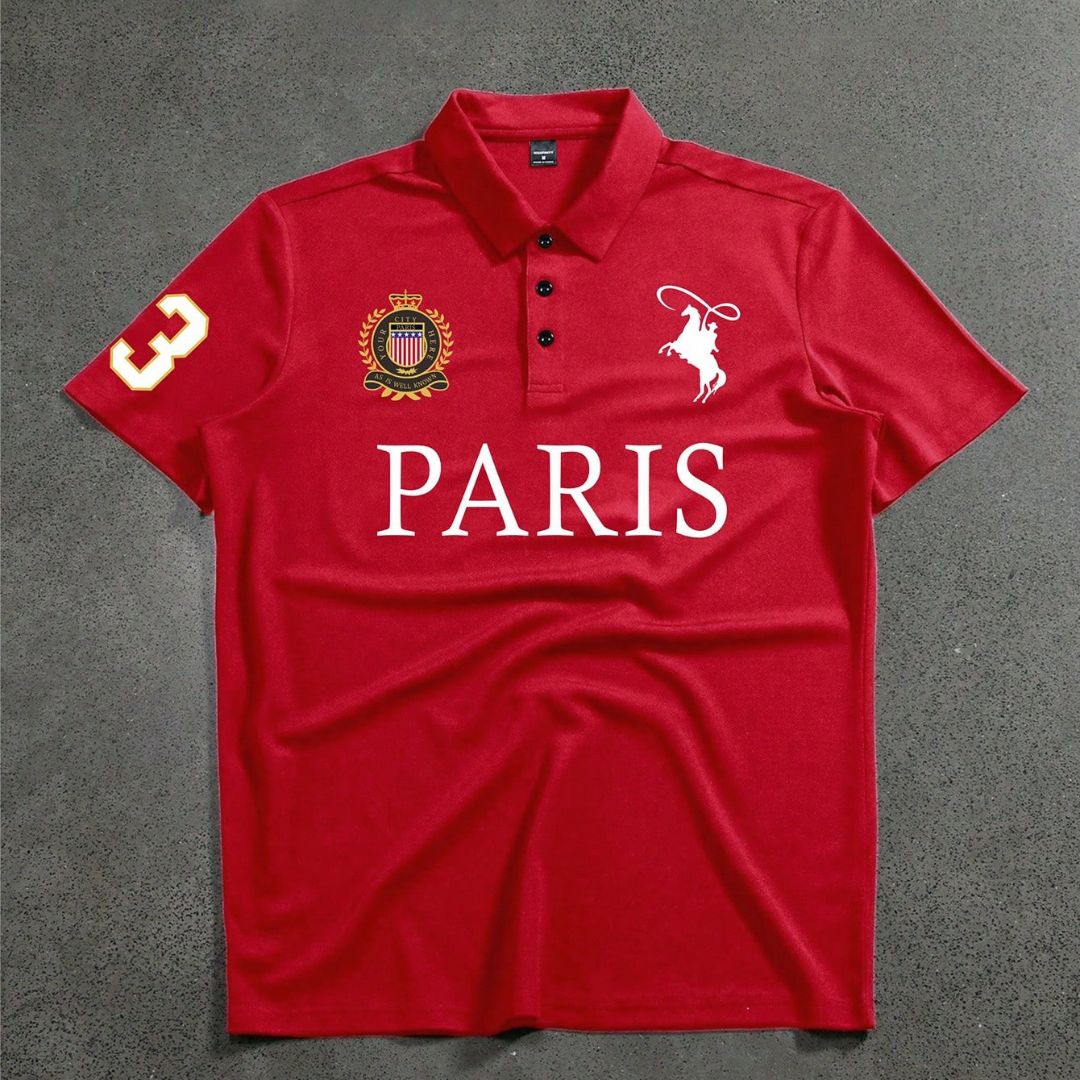 Camisa Polo Masculina de Alta Qualidade - Paris - Kaype Store