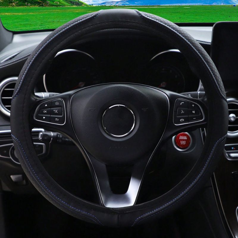 Capa De Couro Para Volante De Carro Em Relevo 3D - Kaype Store