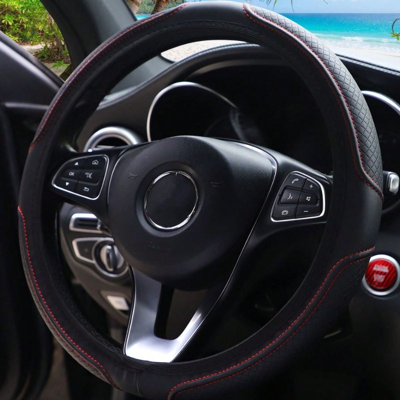 Capa De Couro Para Volante De Carro Em Relevo 3D - Kaype Store