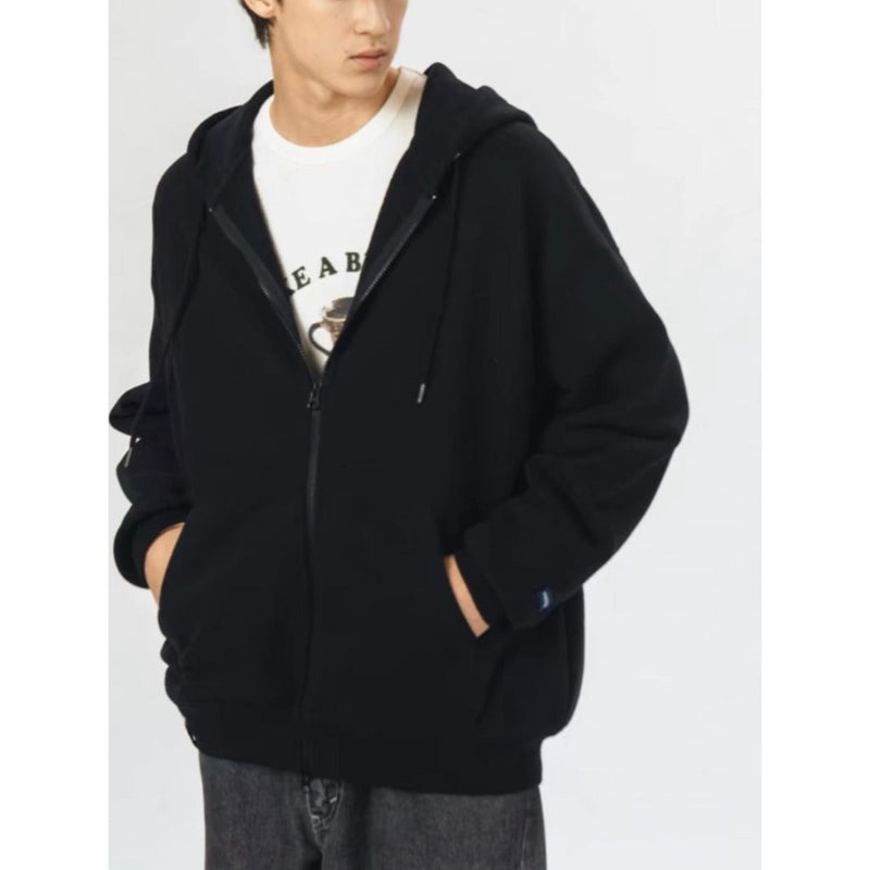 Casaco de Frio Moletom Aberto com Zíper - Kaype Store