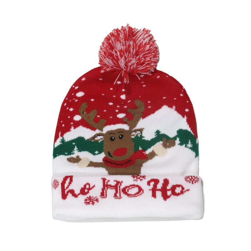 Chapéu Festivo com LED: Um Toque Luminoso para Sua Celebração Natalina - Kaype Store