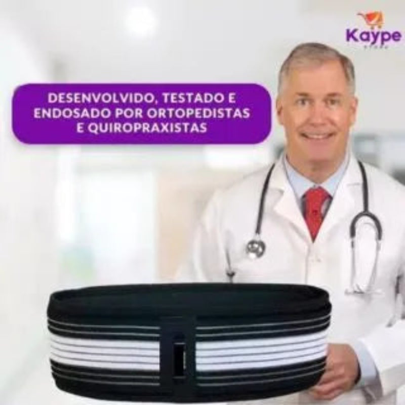 CiaticBelt Profissional Importado - Cinta Lombar para Ciatico, Lombalgia, etc.. - Kaype Store