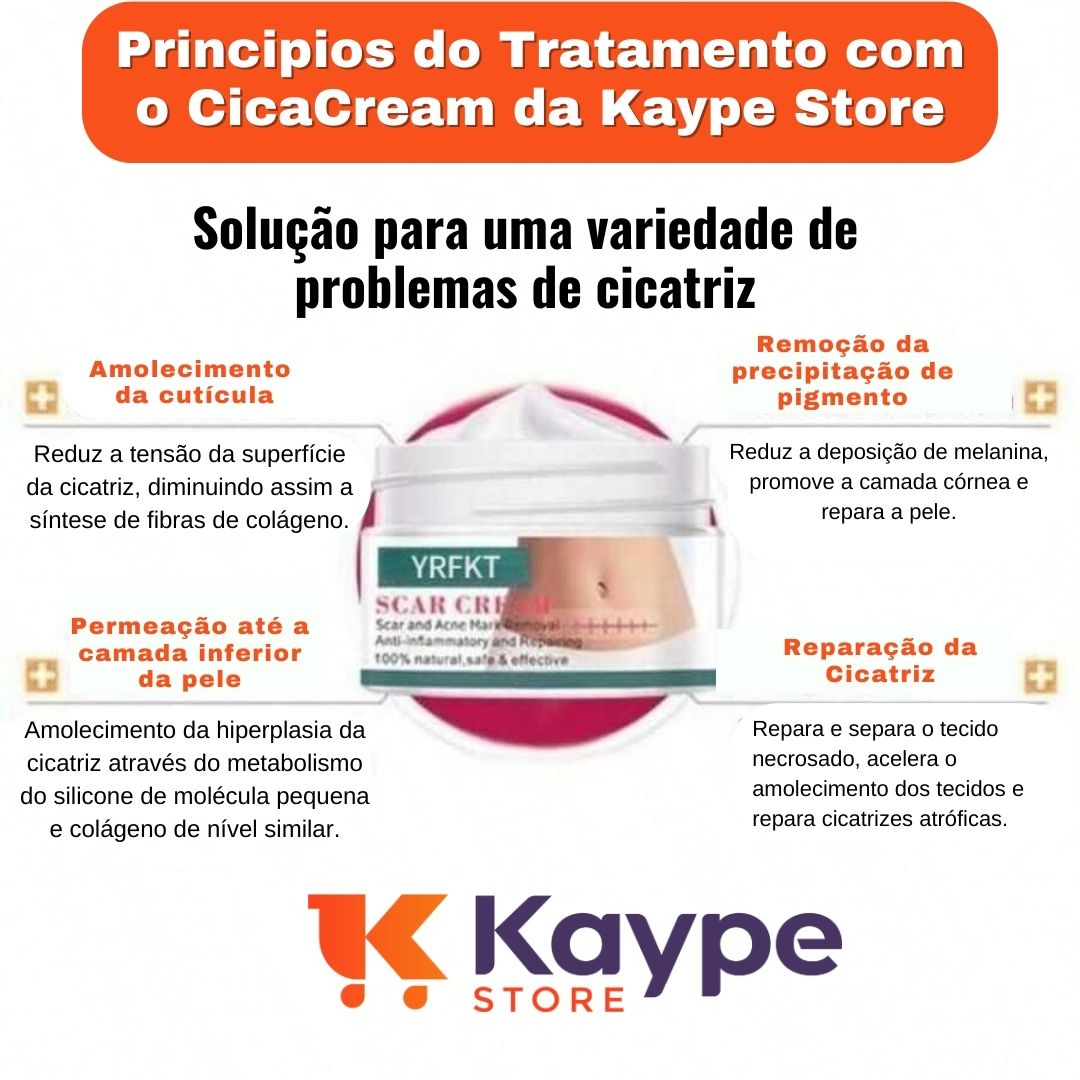 Cica Cream Creme Para Marcas e Cicatriz - Kaype Store