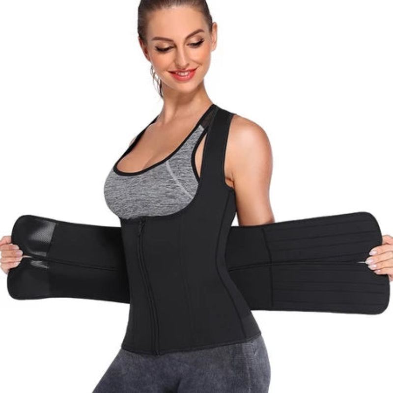 Cinta Modeladora Colete com Suporte Lombar - KaypeFit | Kaype Store