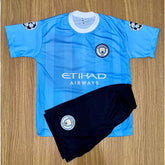 Conjunto Infantil Uniforme Manchester City Haaland - Kaype Store