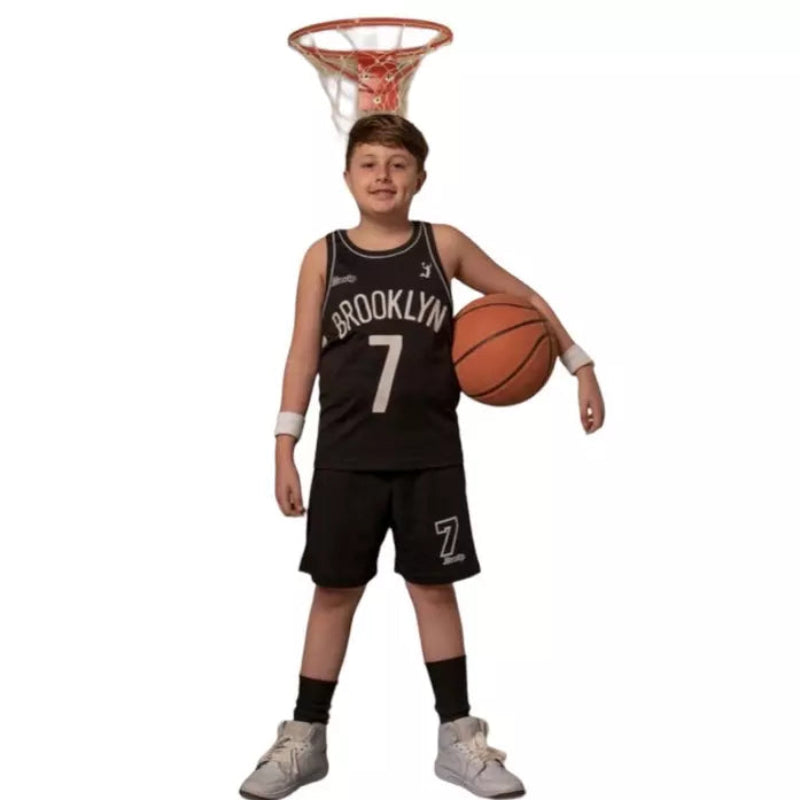 Conjunto Infantil de Basquete: Camiseta + Shorts - Times NBA! - Kaype Store