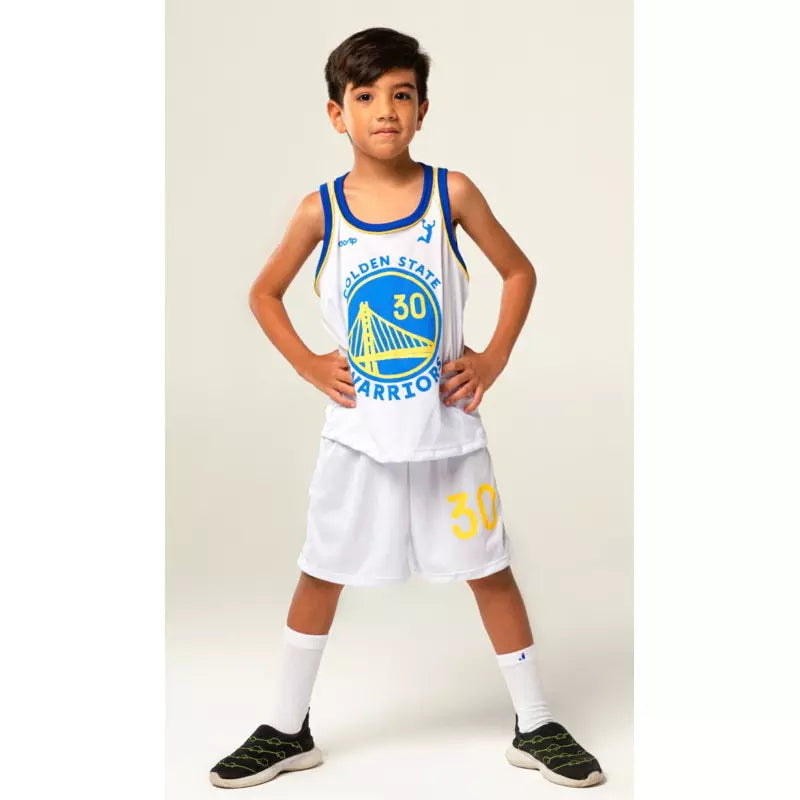Conjunto Infantil de Basquete: Camiseta + Shorts - Times NBA! - Kaype Store