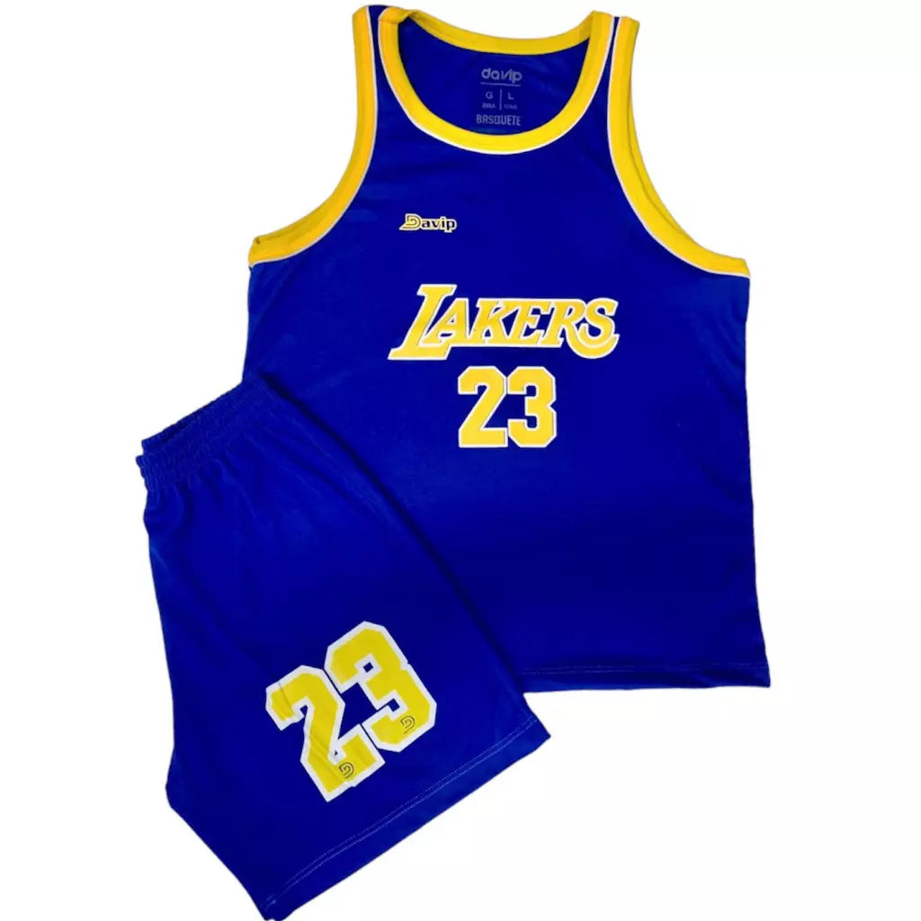 Conjunto Infantil de Basquete: Camiseta + Shorts - Times NBA! - Kaype Store