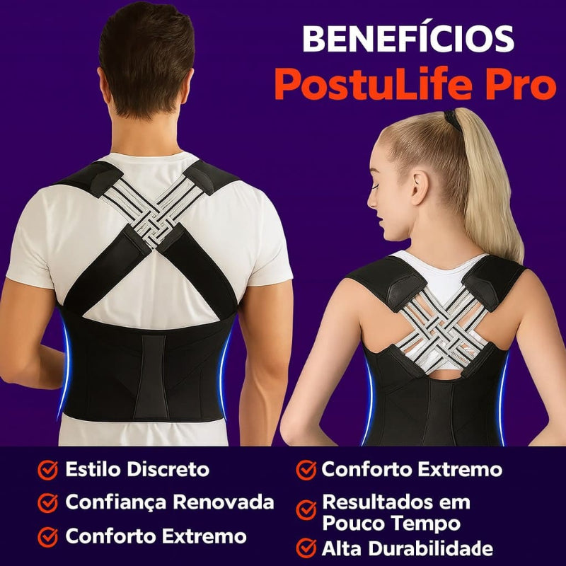 Corretor de Postura com Velcro Pro - PostuLife | Kaype Store