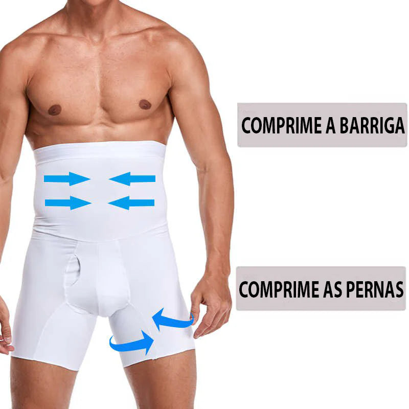 Cueca modeladora masculina para postura ereta e definição abdominal - Kaype Store