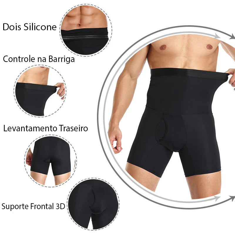 Cueca modeladora masculina para postura ereta e definição abdominal - Kaype Store