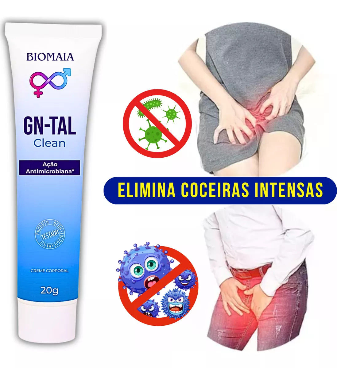 Pomada Antifúngica Íntima Masculina e Feminina - Solução Eficaz para Micoses Genitais