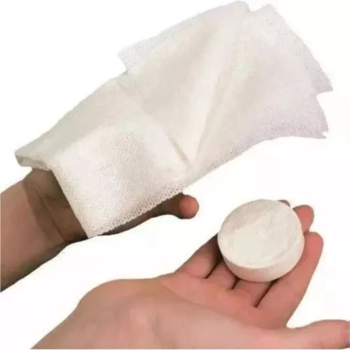 Kit 50 Toalhas Desidratada Compacta Descartável e Higiênica - Kaype Store