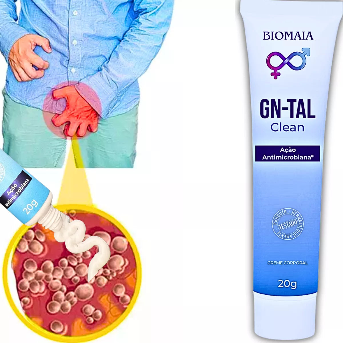 Pomada Antifúngica Íntima Masculina e Feminina - Solução Eficaz para Micoses Genitais
