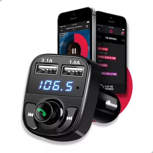 Adaptador Bluetooth Carro Universal Transmissor Carregador - Kaype Store