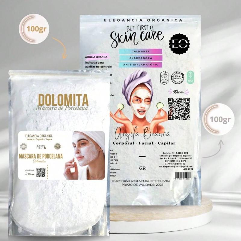 Dolomita + Argila 100% Pura Natural -Kaype Store 