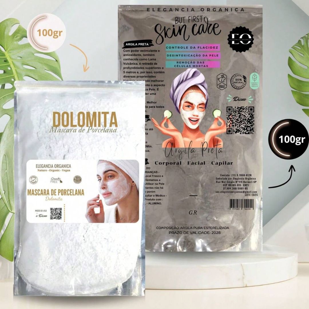 Dolomita + Argila 100% Pura Natural -Kaype Store 