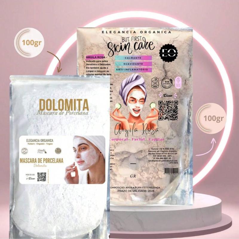 Dolomita + Argila 100% Pura Natural -Kaype Store 