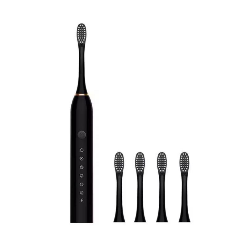 Escova De Dentes Eletrica IPX7 Com Cabeça Substituível Inteligente Ultrassônico A Prova Dagua - Kaype Store