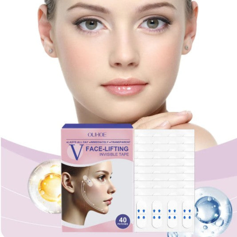 Fita Adesiva para Lifting Facial Invisível | Efeito Instantâneo – Kaype Store