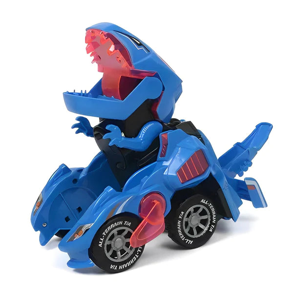 DinoCar - Carro Robô Dinossauro Transformers  Eletrico com Luz e Música - Kaype Store