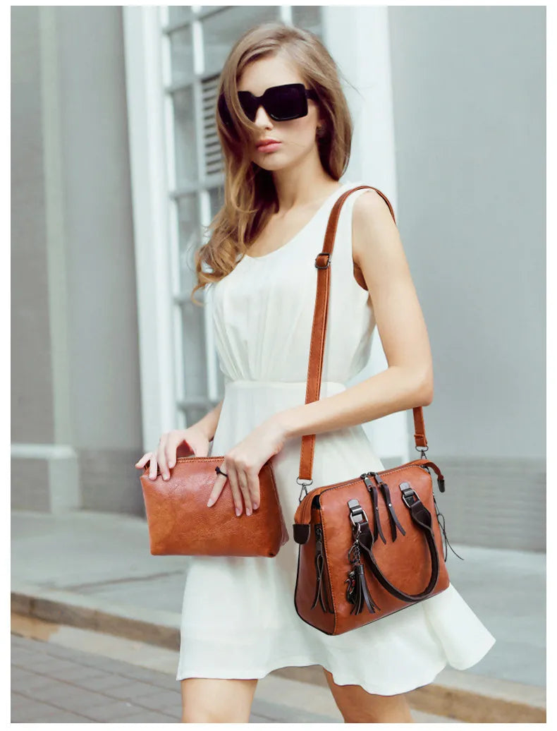 Bolsa de Couro Feminina - Pague 1 Leve 4 - Kaype Store