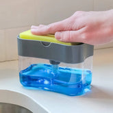 Dispensador Detergente Pressão 2 em 1 com Bucha inclusa Soap - Economize Detergente com Muita praticidade! - Kaype Store