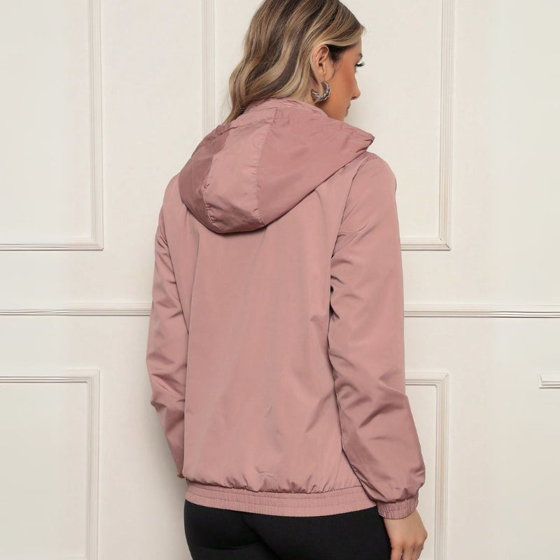 Jaqueta Corta Vento Feminina com Touca  | Kaype Store