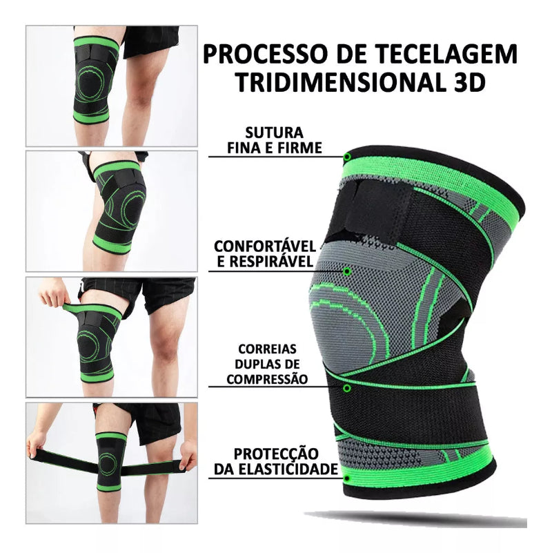Joelheira de Compressão Articulada Original - Tire dor dos seus Joelhos