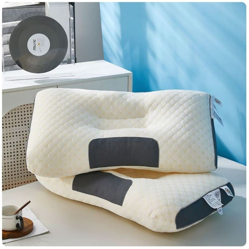 Kit 2 Travesseiros Cervical Ortopédico Ergonômico | Alívio de Dores e Postura Correta – Kaype Store