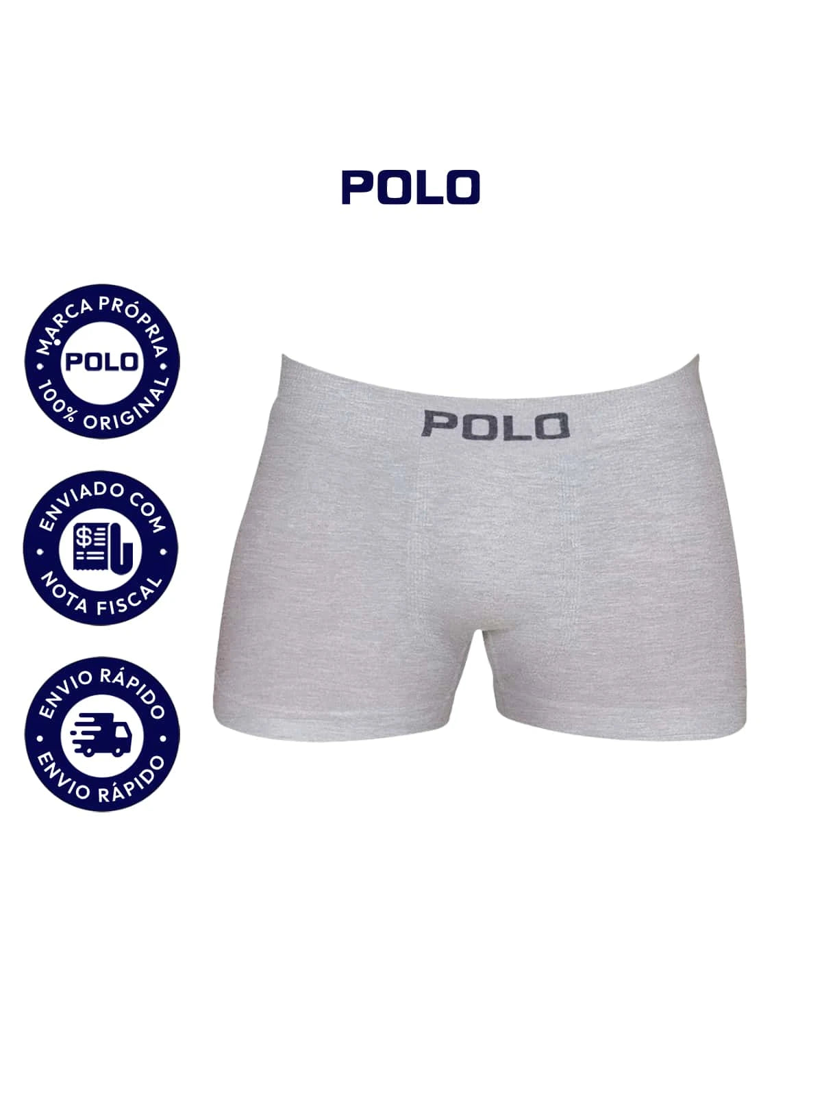 Kit 3 Cuecas Polo Boxer Microfibra - Polo Star - Kaype Store