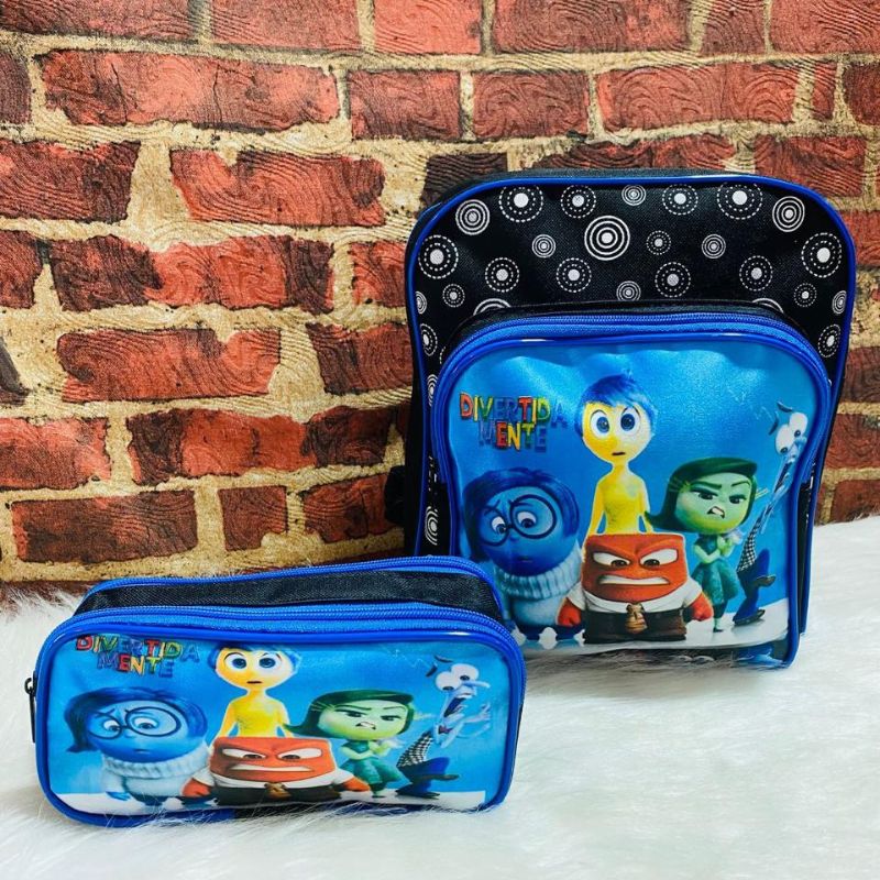 Kit Mochila + Estojo Infantil - Volta as Aulas - Kaype Store
